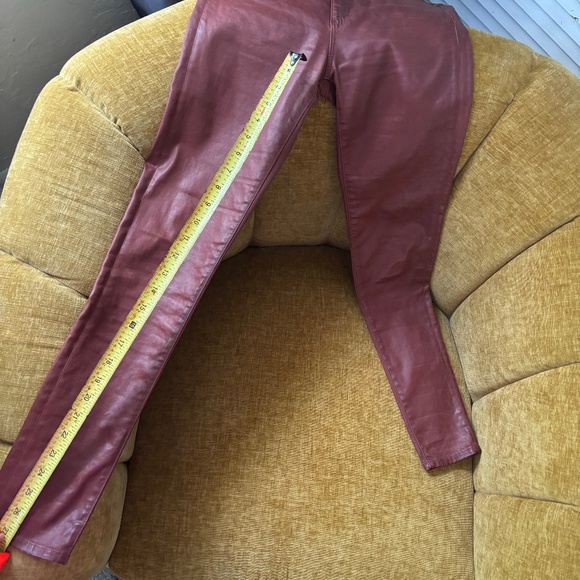 AG Farrah HIGH-RISE SKINNY ANKLE Leatherette JEANS - Picture 10 of 12